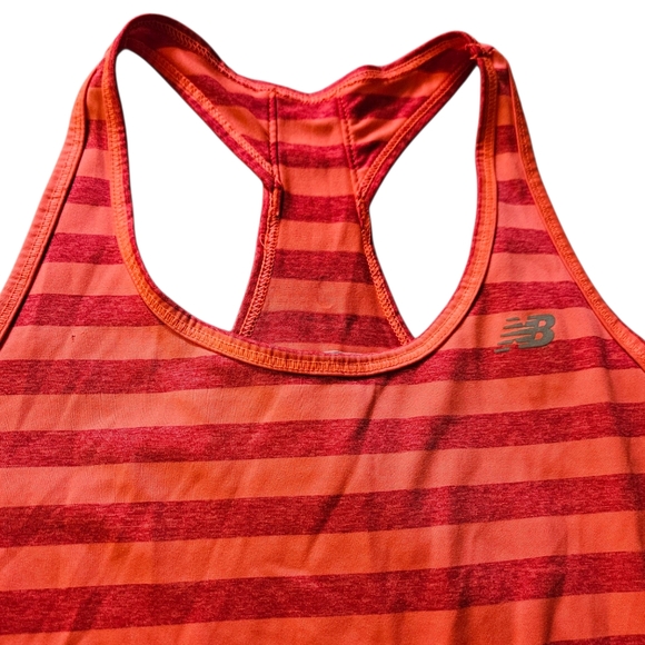 New Balance 2p Set Striped Racerback Dry Active Tank Tops Gym Women Medium - Picture 9 of 10